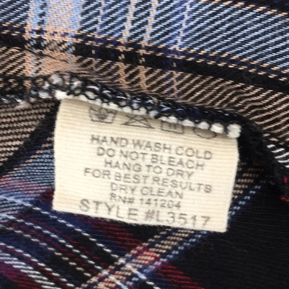 Hem & Thread Blue Tan Audrina Draped Plaid Cardigan Womens Small Open Front - Picture 8 of 13